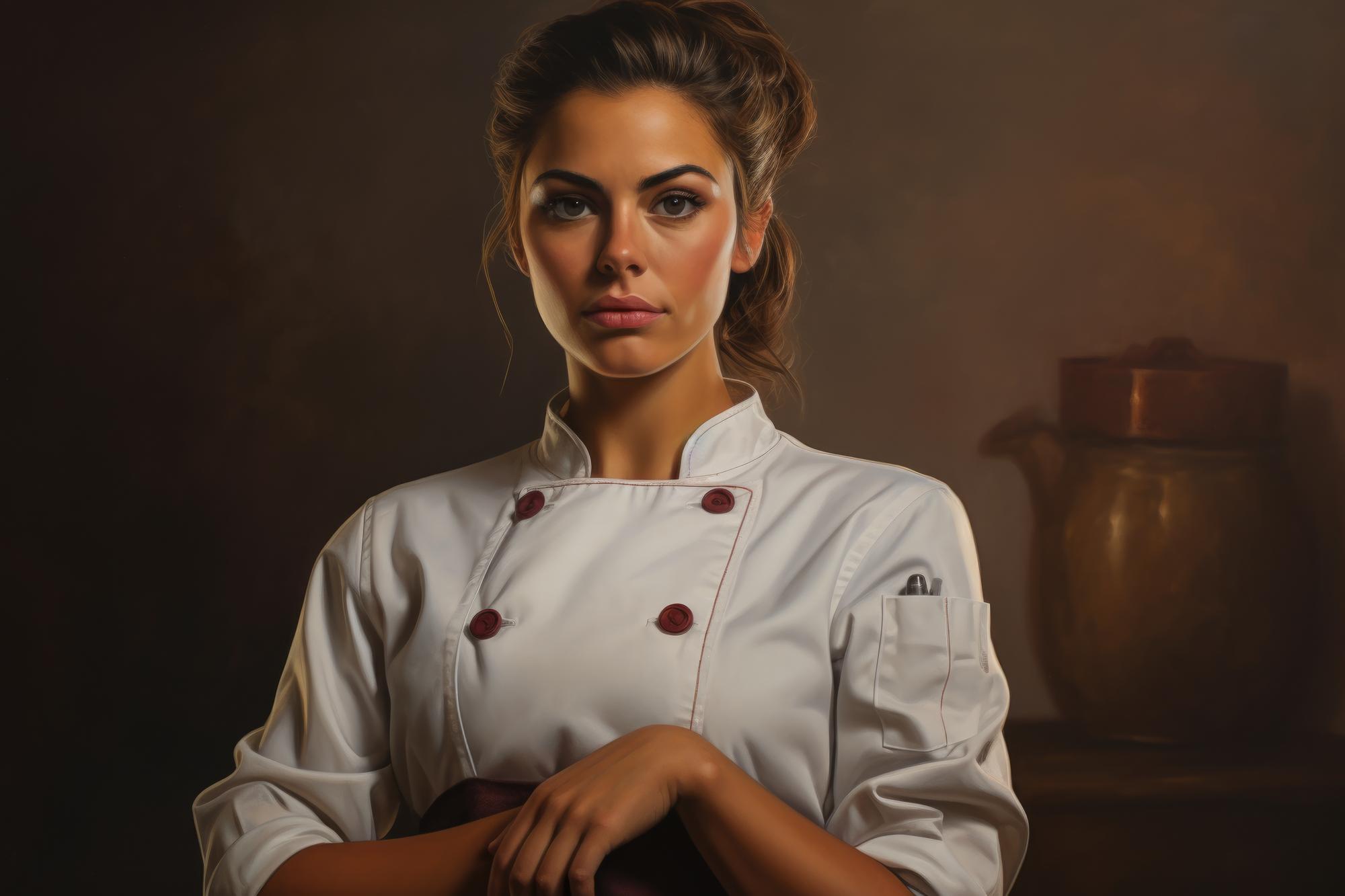 Portrait of Chef Elena, pastry specialist